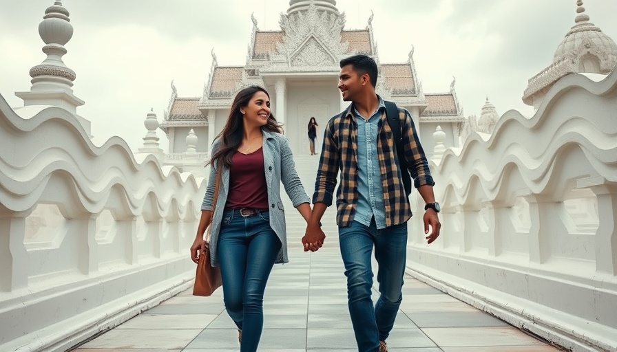 SafetyWing Travel Insurance Review: Couple exploring magnificent temple architecture.