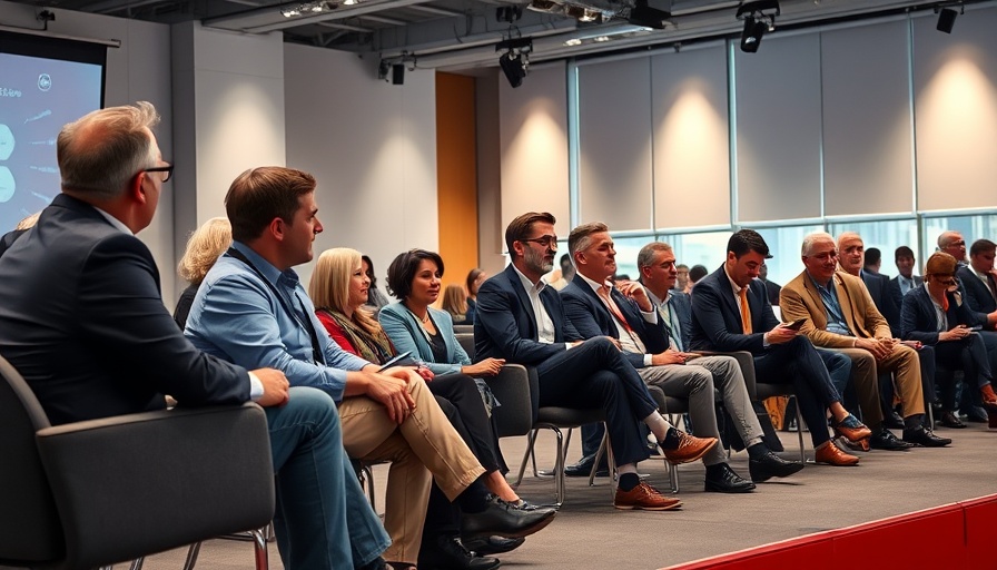 Engineering leaders discuss AI in talent acquisition at a tech conference.
