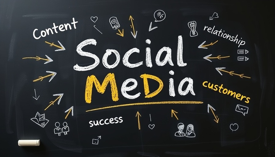 Social Media concepts on chalkboard highlighting sustainable tourism.