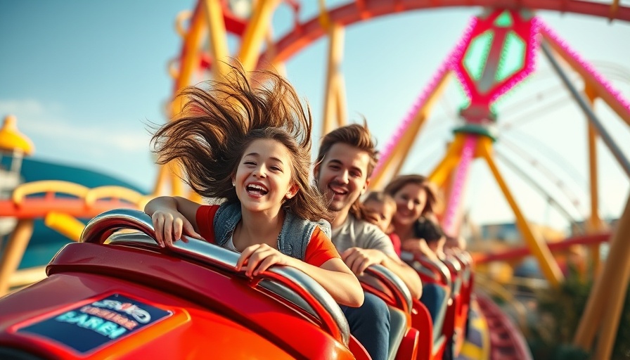 Family enjoying roller coaster at the best theme parks in Germany 2025