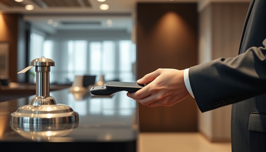 Hotel reception payment process representing 2025 hotel booking trends.