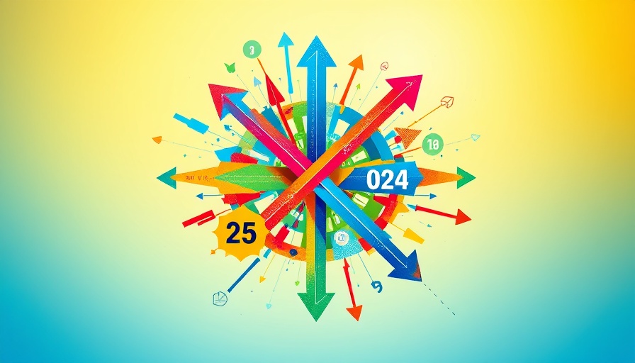 Colorful abstract illustration of multi-vector retrieval with geometric shapes.