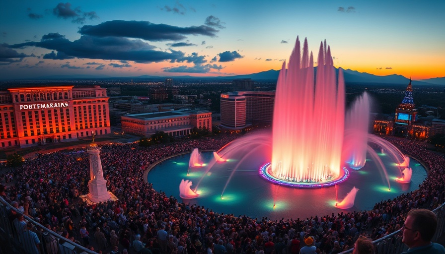 Overtourism in Barcelona: Crowded Magic Fountain evening show.
