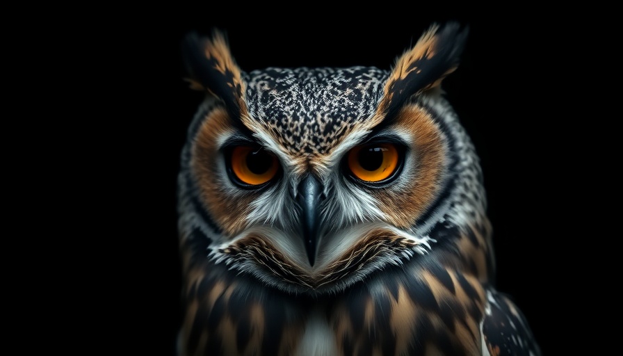Owl eyes in dark, symbolizing Amazon layoffs Wondery podcast shake-up.