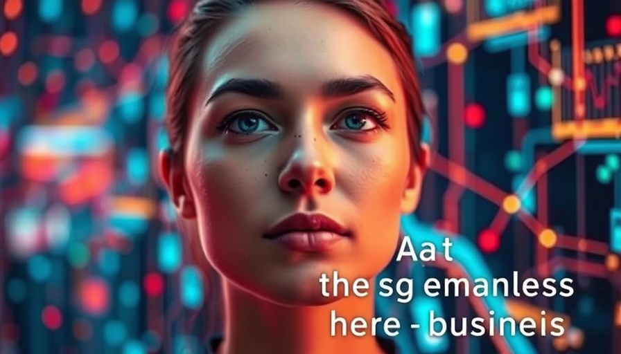 Digital art on AI regulations for business, vibrant data waves.