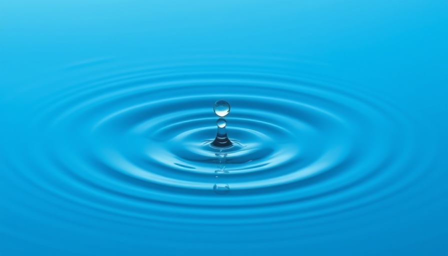 T. Rowe Price Blue Bond Strategy concept with ripples in blue water.
