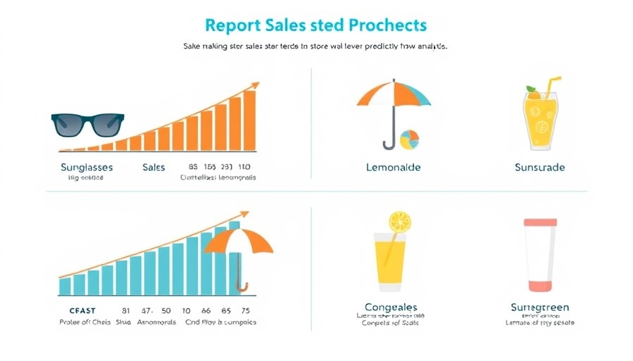 Infographic on few-shot learning in time-series forecasting with store sales.