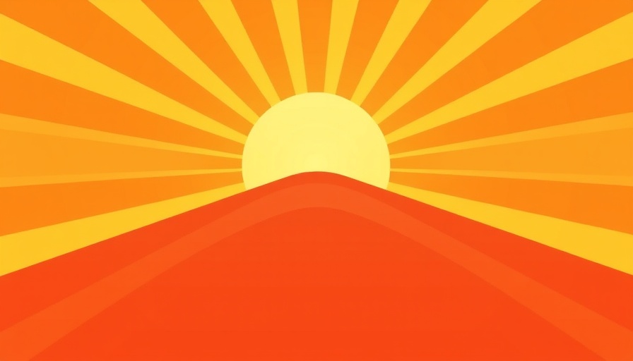 Abstract sun symbolizing a positive change in Illinois Department of Corrections leadership.