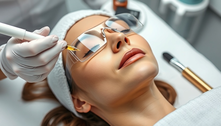 Professional facial treatment for glowing skin at a clinic.
