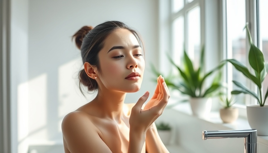 Young woman washing face, best cleanser for dry skin routine.