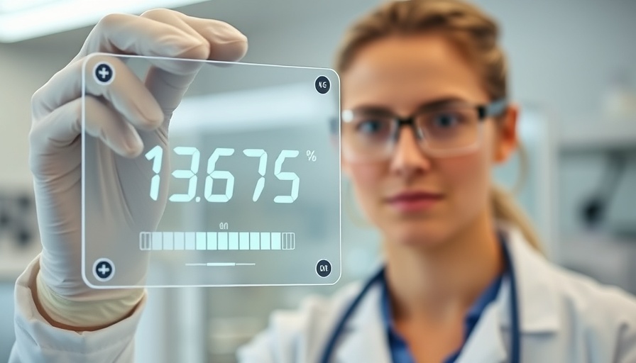 Scientist interacts with transparent glucose display, highlighting glucose's role in cell differentiation.