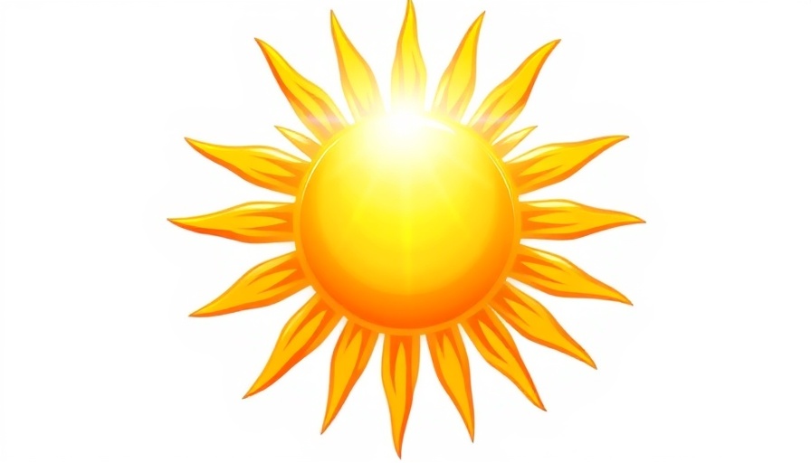 River Region Sports Wrap vibrant stylized sun icon.