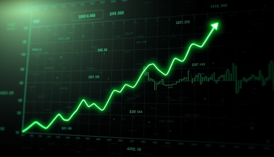 Rising green graph shows AI agents reducing ad waste cost.