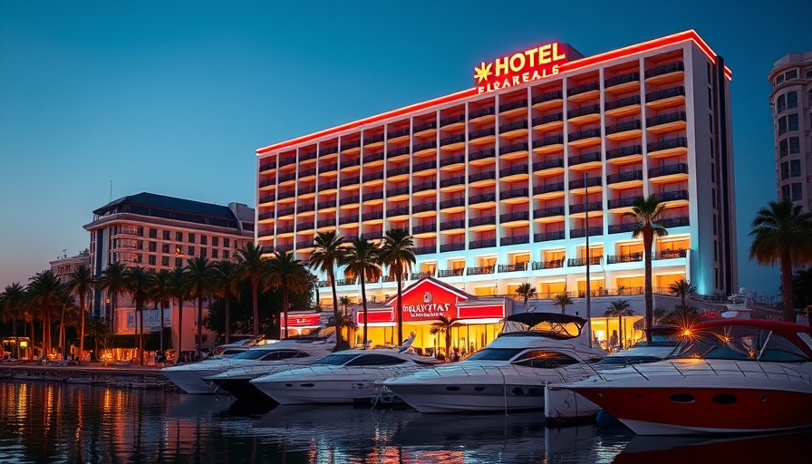 Lionel Messi MiM Hotels partnership vibrant coastal hotel view