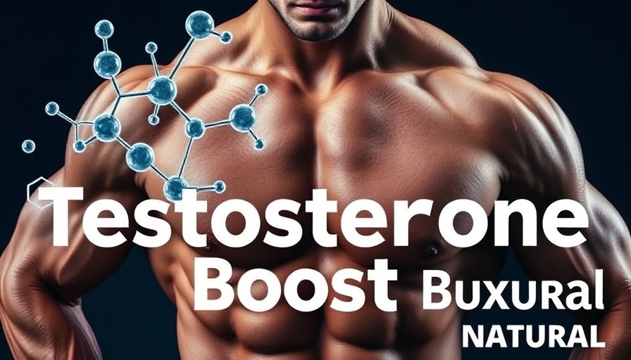Boost testosterone naturally with 100% natural methods, muscular torso.