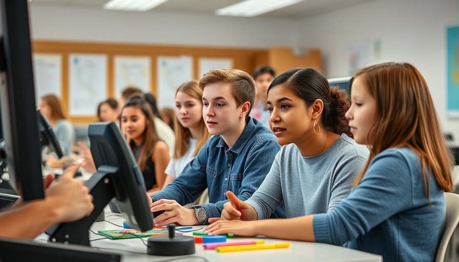 OT School for Young Athletes: Students in simulations and group learning.