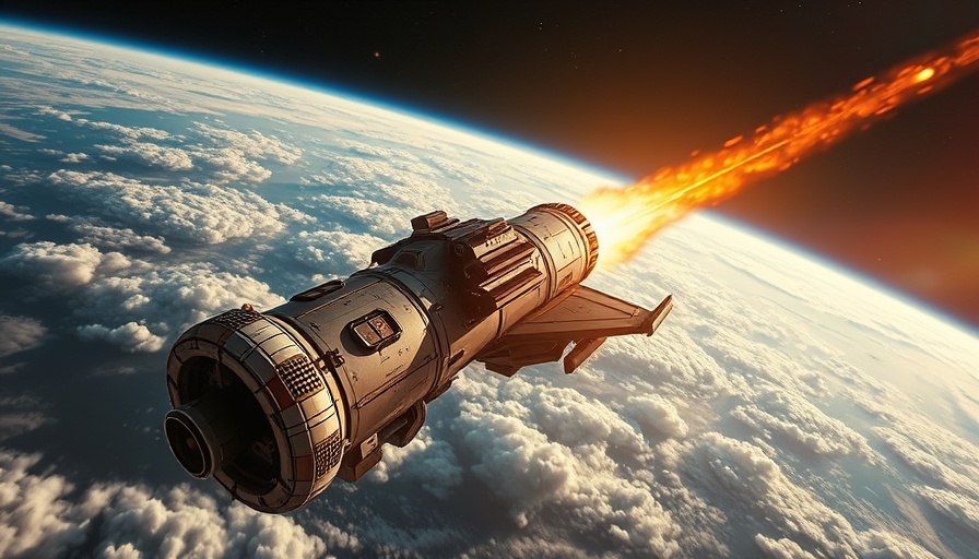 Starship Flight Test 11 spacecraft in dramatic space flight