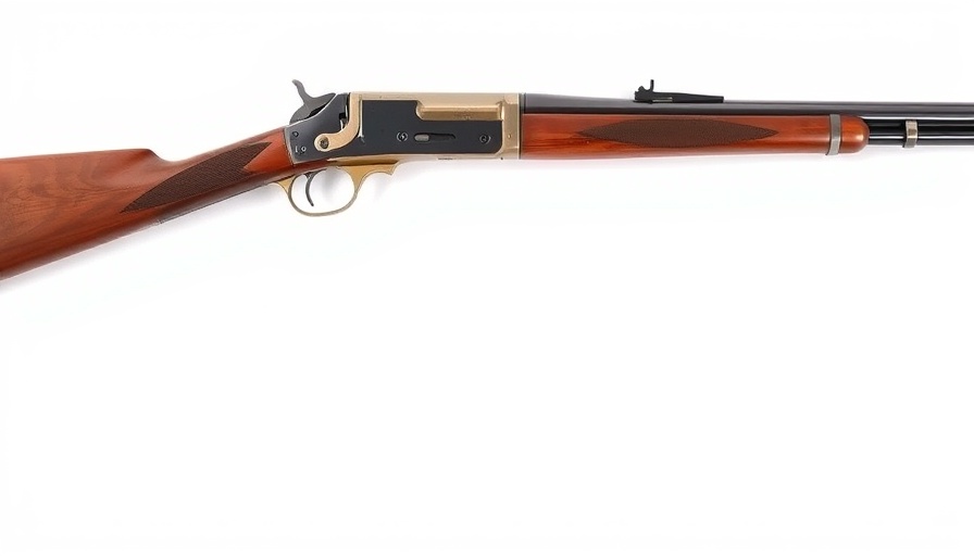 Winchester Model 1894 rifle, classic design, detailed view.