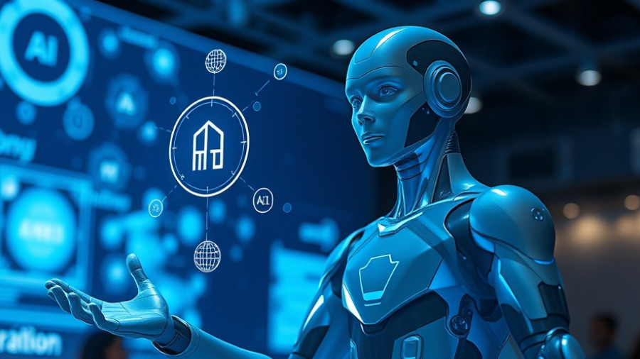 Futuristic technology trends presentation at 2026 digital conference.