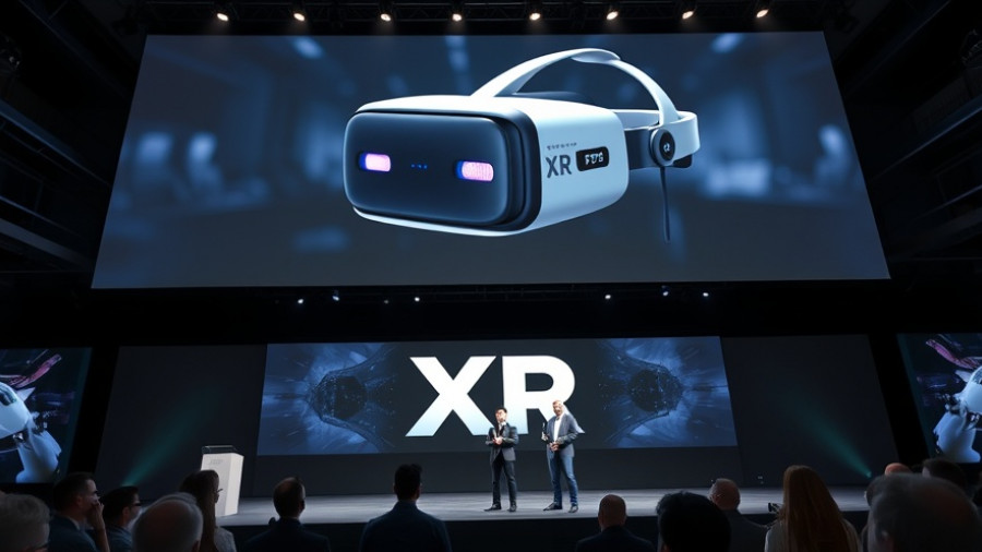 Artificial Intelligence and XR Technology conference with speakers presenting.