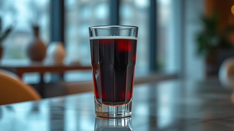 Licorice Drink Erk Sous in glassware on cloth.