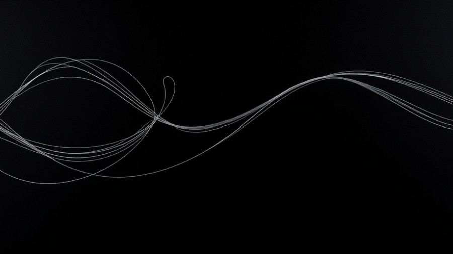 Minimalist abstract line art on black background, holistic living theme.