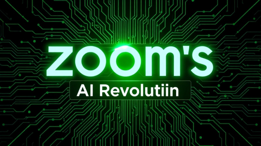 Zoom Agentic AI productivity hub graphic with futuristic design