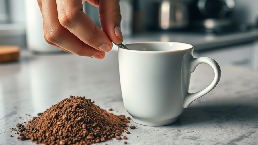 Instant coffee vs ground coffee health comparison image.