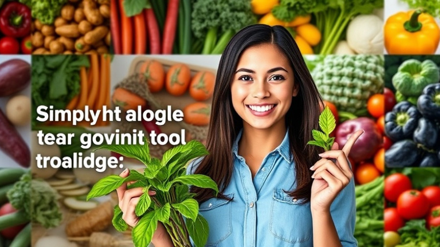 Steps to simplify government farm loan applications, collage with woman and plant.