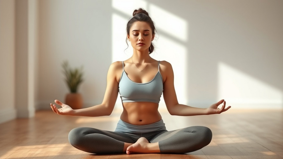 Young woman practicing yoga in serene studio - what season is it.