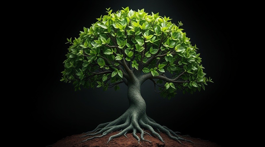 Realistic Tree of Life symbolizing growth, balance, and holistic health.