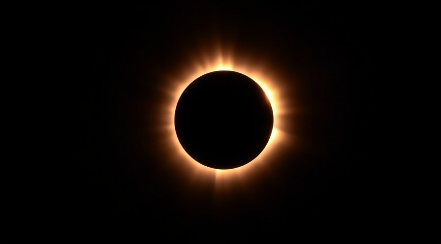 Stunning solar eclipse image from 2025, capturing the celestial phenomenon beautifully.
