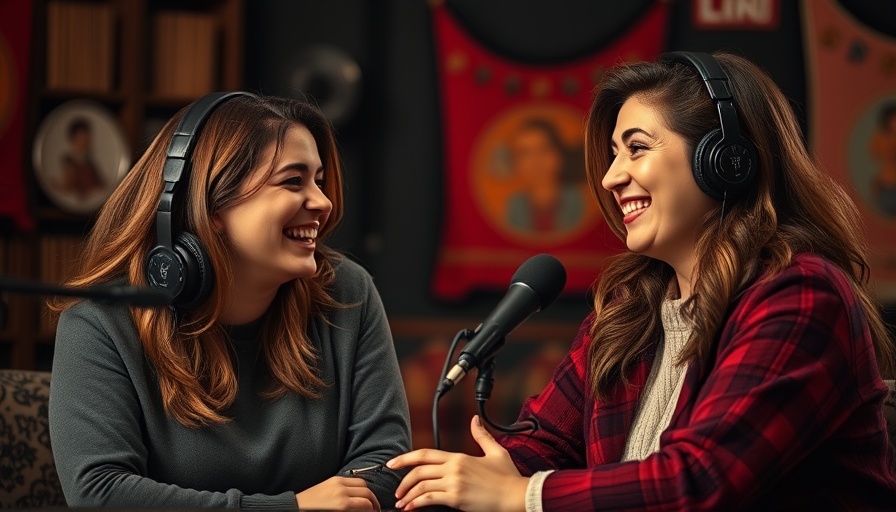 Women discussing brachycephalic dogs health risks in podcast.