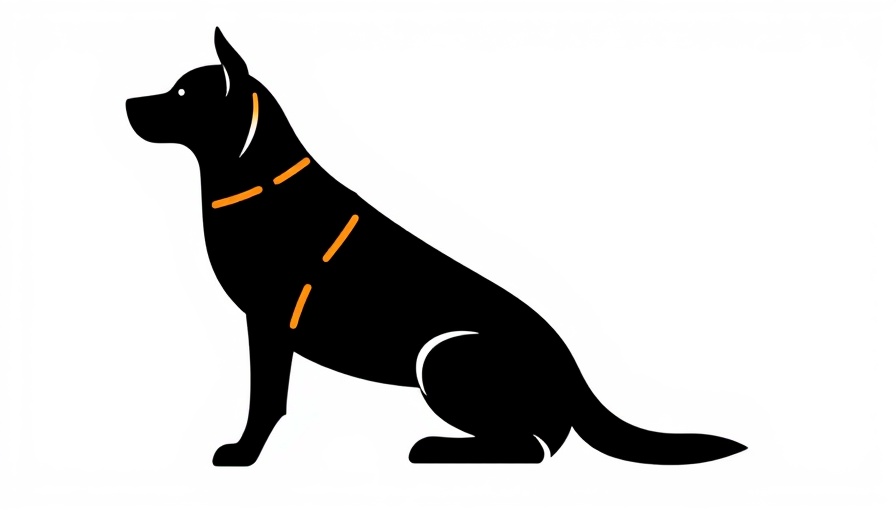 Minimalist dog training logo for professional dog training classes.