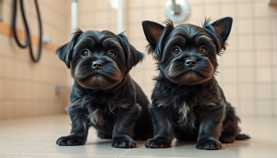 Small dogs indoors in grooming salon, Dog Grooming Tips.
