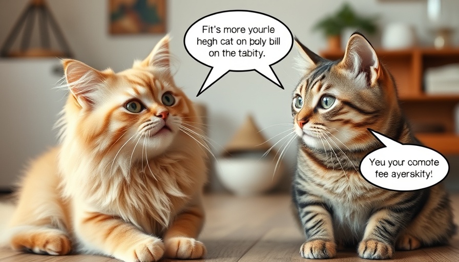 Funny pet stories featuring expressive cats with comic dialogue.