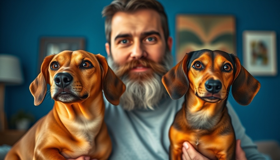 Curious dachshunds with owner, exploring dachshund ownership challenges.
