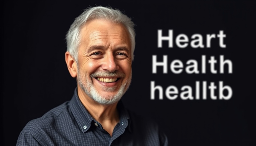 Tips for seniors to maintain good health: smiling older man discussing heart health.