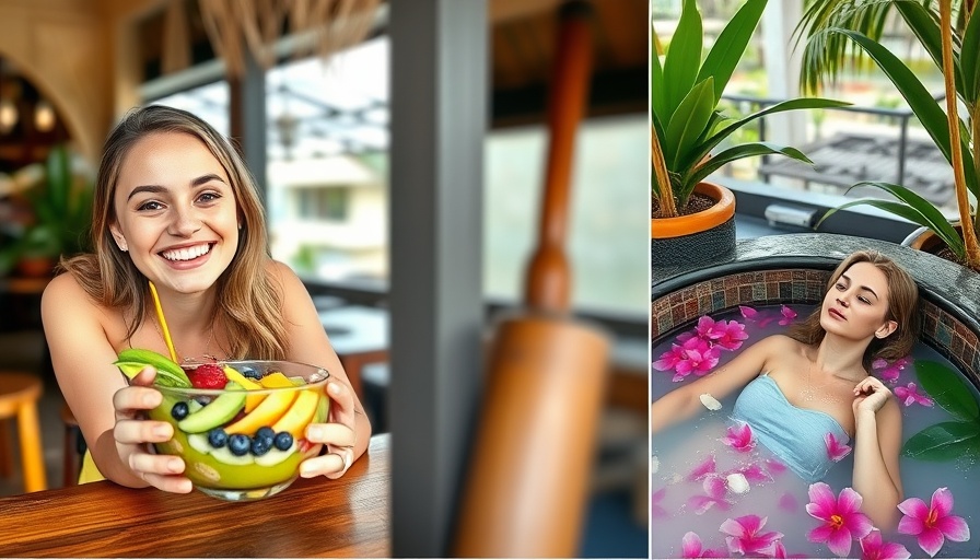 Vibrant Bali travel vlog collage featuring solo itinerary.