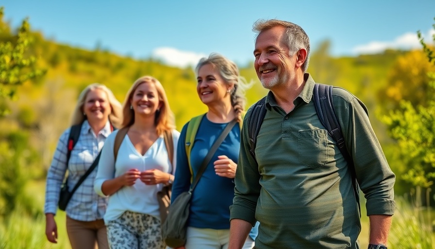 Adults enjoying discovery walks in Dayton nature