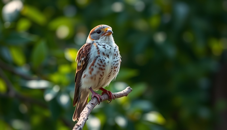 American Kestrel conservation Dayton with lush background.