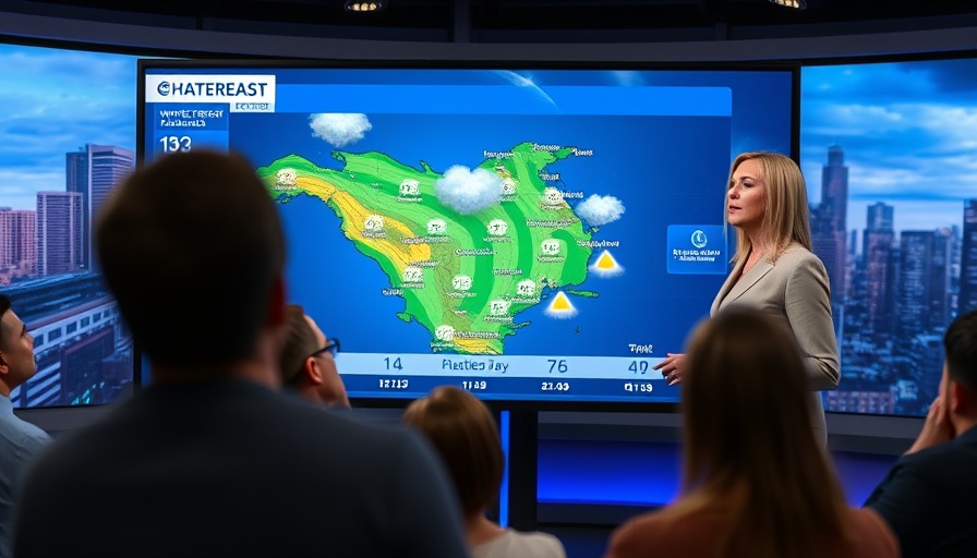 Dayton Ohio News weather forecast presentation with meteorologist.