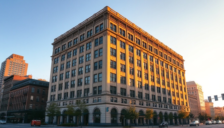 Dayton Center City Building redevelopment project, historic urban architecture.