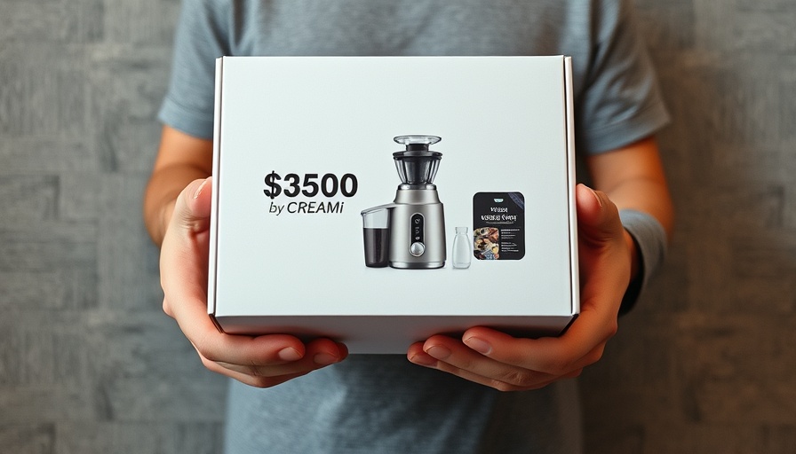 Unboxing Ninja Swirl by CREAMi appliance box.