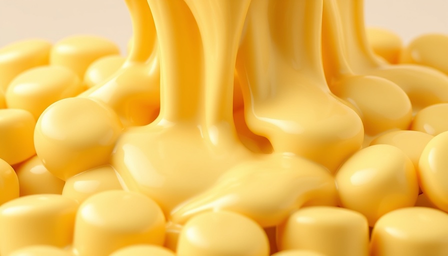 Overflowing melting cheese cascade symbolizing daily health issues.