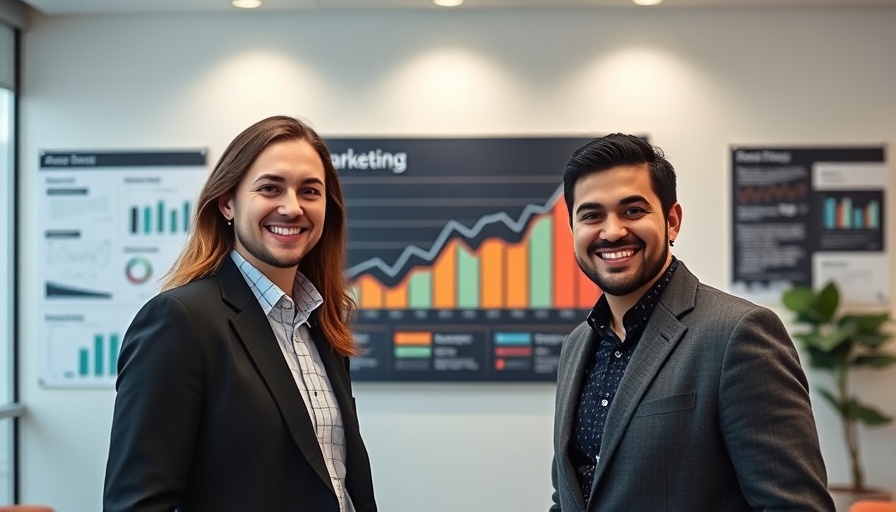 Business presentation on ranking without ads with smiling professionals.