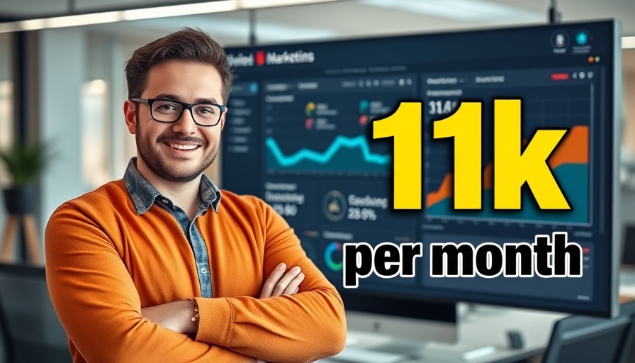 Digital marketing success with 11,000+ lead strategy emphasis.