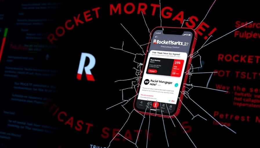 Rocket Mortgage marketing strategy critique in digital graphic.