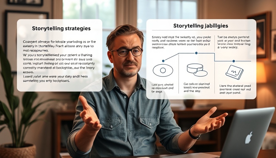 Engaged person discussing landing page storytelling strategies.