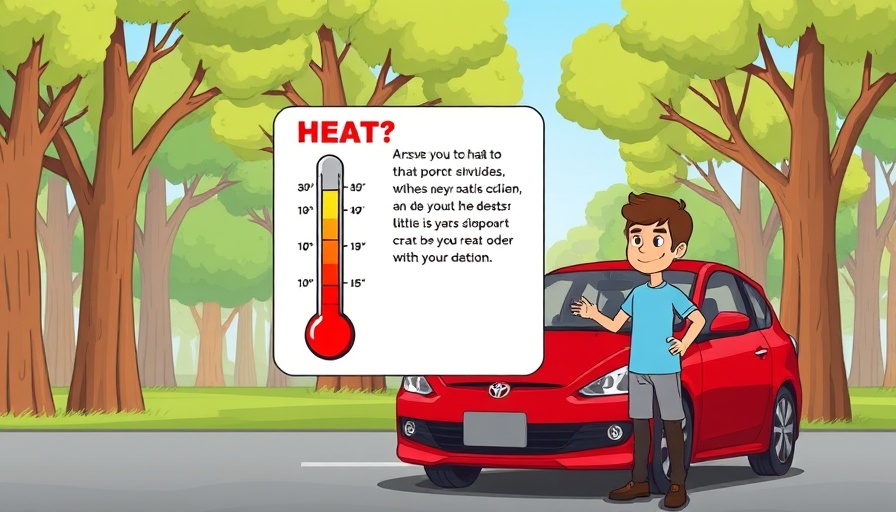 Heat safety in vehicles Dayton, weather graphic showing rising car temperatures with reporter.